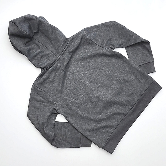 Hello Kitty Pullover Hoodie Heathered Grey Hello Kitty What's Up? Print Sz Small - Picture 2 of 7